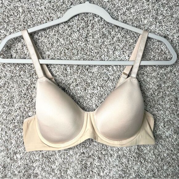 Wacoal Bra Women’s 38B Beige Tan Flawless Comfort Spacer T-Shirt - Picture 1 of 4